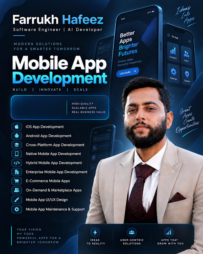 develop mobile apps using react native for ios and android