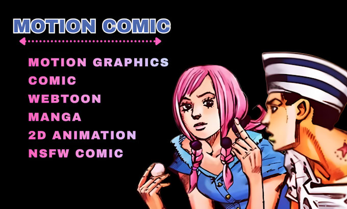 animate manga, webtoon, or comic book into a cinematic motion comic video