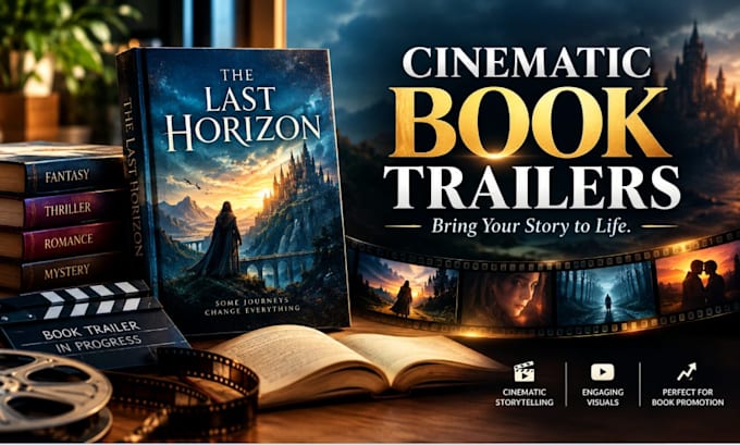create a cinematic book trailer