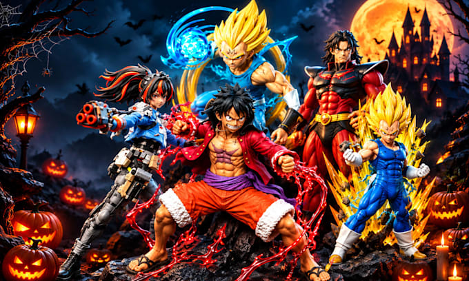 create 3d anime and cartoon figurines for 3d printing