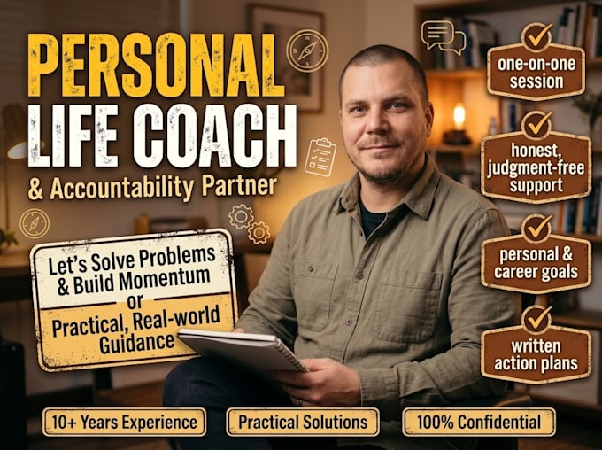 be your personal life coach and mentor