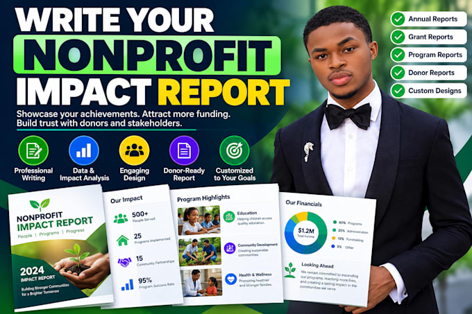 write your nonprofit impact report