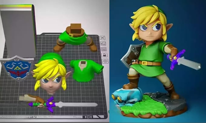 paint your split 3d model convert stl to 3ml bambulab multicolor printing
