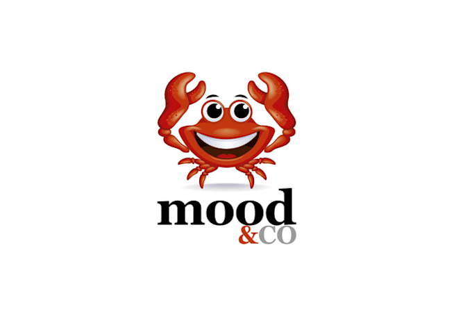 design crab mascot bio hacking beverage company logo