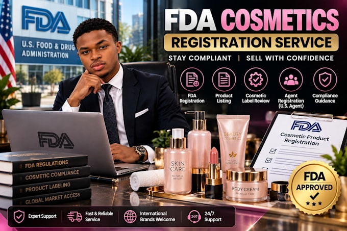 register cosmetics with fda mocra compliance