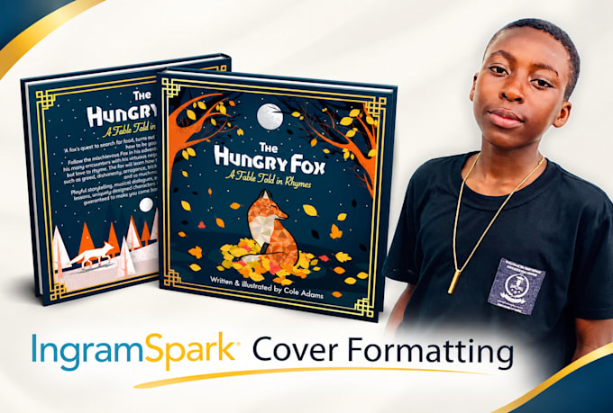 fix ingramspark cover errors and resize for amazon KDP