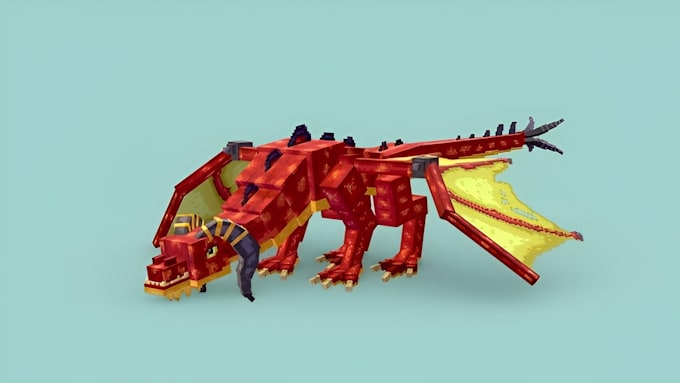 create custom minecraft blockbench model, mob and creature