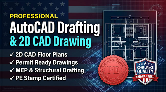 Setup Autocad Provide professional autocad drafting and 2d cad drawing by Adrian76509 ...