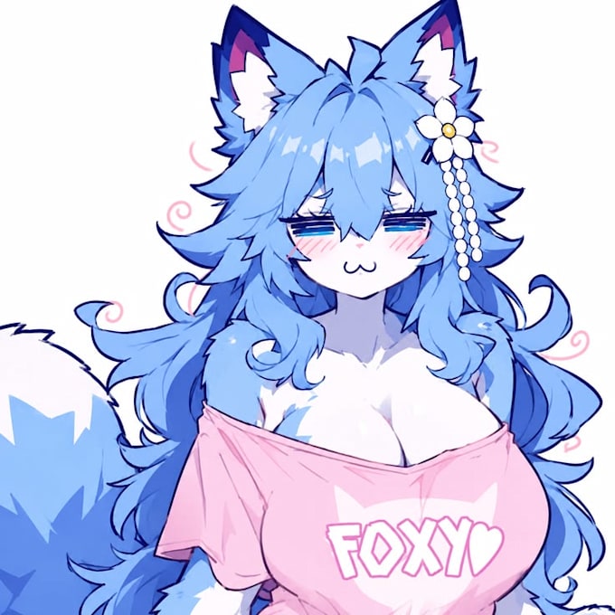 draw a cute custom furry fursona portrait