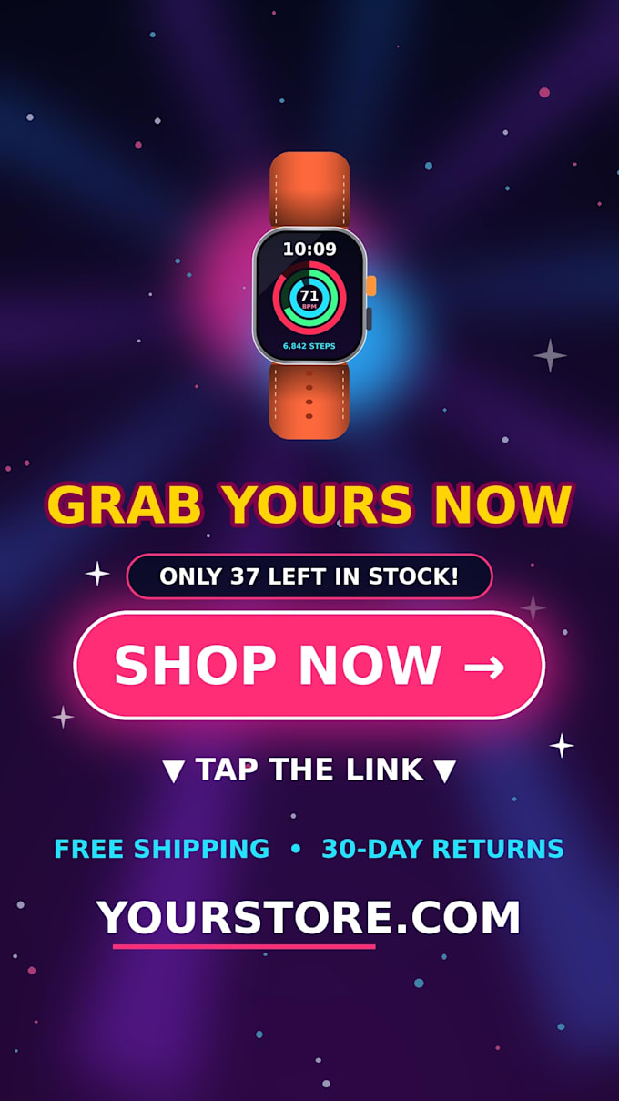 create dropshipping product motion graphic