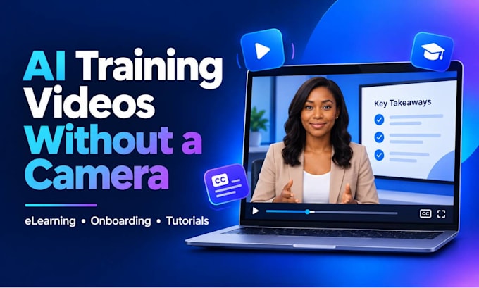 create ai training videos elearning courses and tutorials professional ai videos