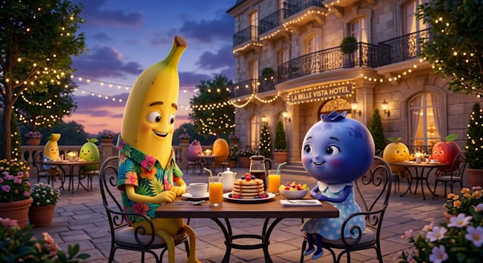 create cute 3d cartoon characters and animated stories