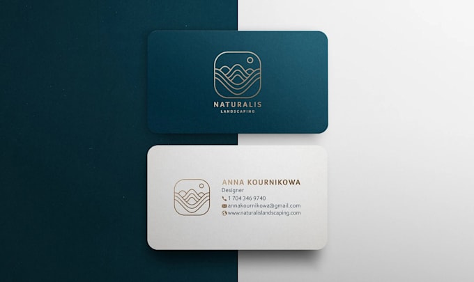 create minimalist business card