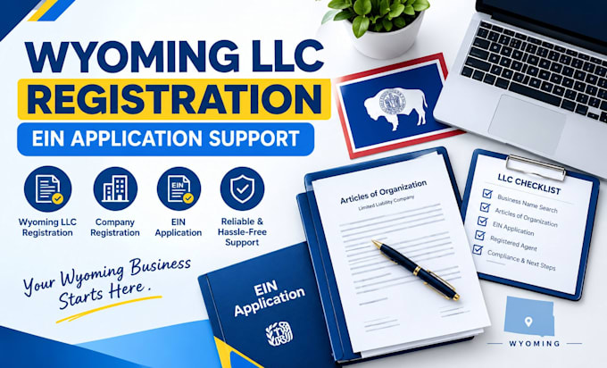 help with wyoming llc registration and ein application