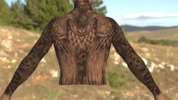 create realistic fivem peds, custom tattoos, chains, and clothing