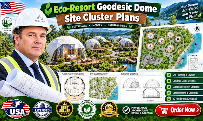 design luxury glamping resort site plans and property plot maps ga