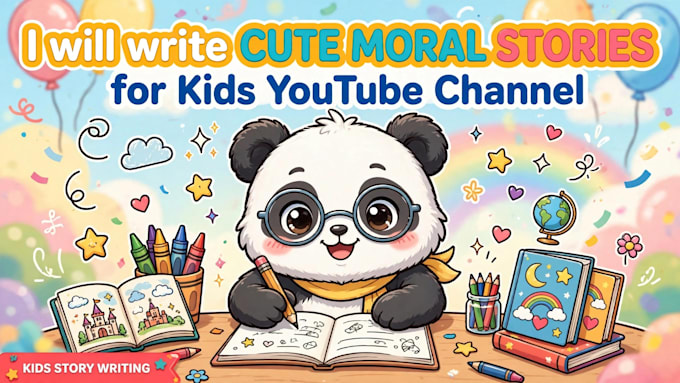 write kids moral and bedtime story