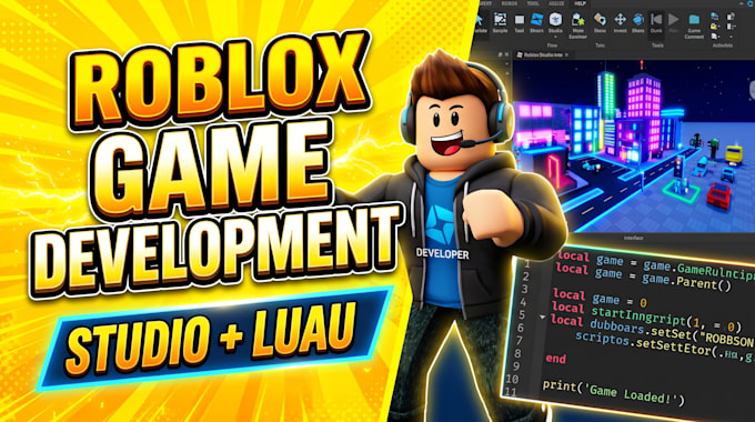 develop a custom roblox game with roblox studio scripting