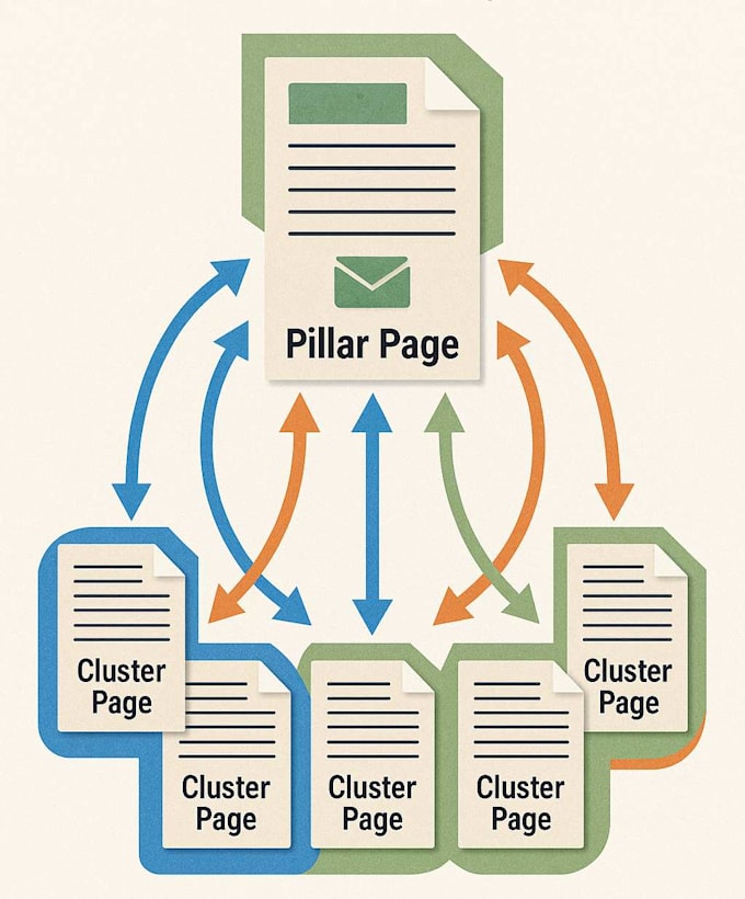 write SEO pillar and cluster articles for your website