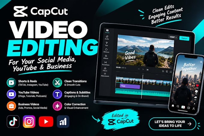 edit short or long form videos