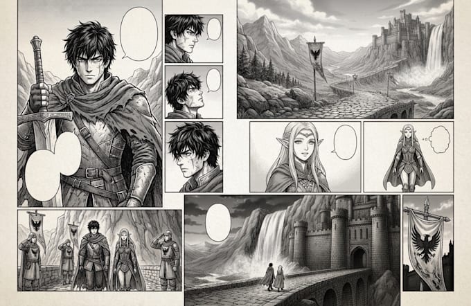 professional comic page formatting for print manga webtoon and publishing