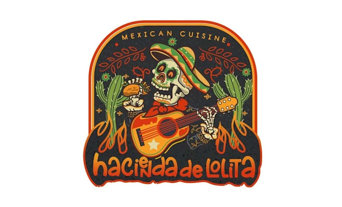 design custom mexican restaurant tacos logo