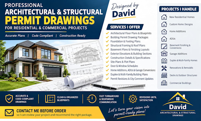 draw engineer permit drawing house plan basement permit architectural blueprint