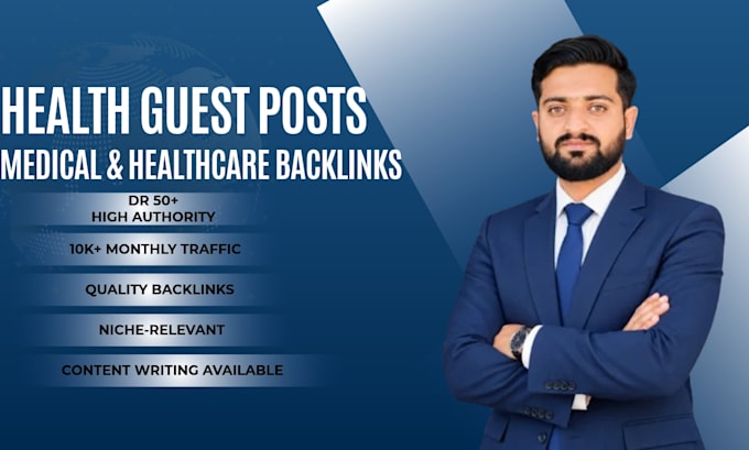 provide health guest posts and medical backlinks
