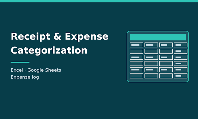turn receipts or bank exports into a categorized expense log