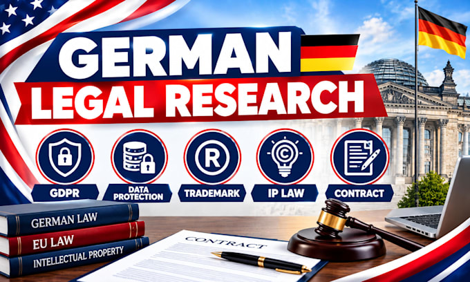 research gdpr german data protection trademark, ip law, contract