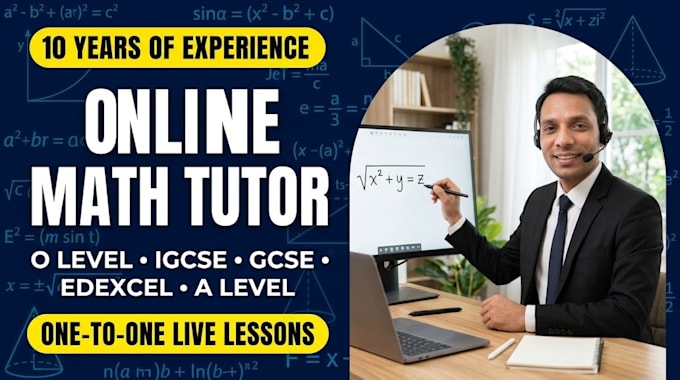 tutor o level, igcse and gcse math live one to one