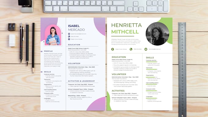 write a first CV or resume for teens with no work experience
