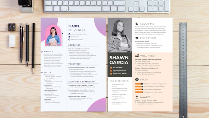 write a first CV or resume for teens with no work experience