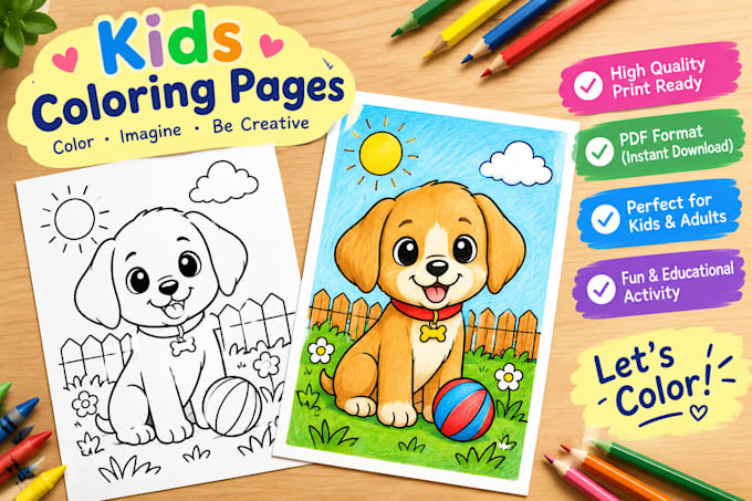 create printable coloring pages for kids