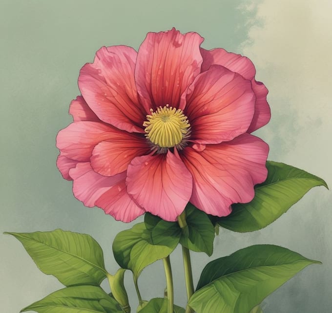 hand paint botanical illustrations