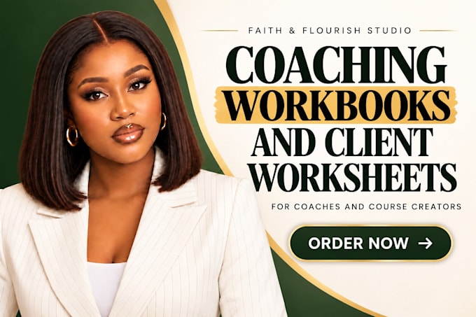 design coaching workbooks, client worksheets and fillable pdfs