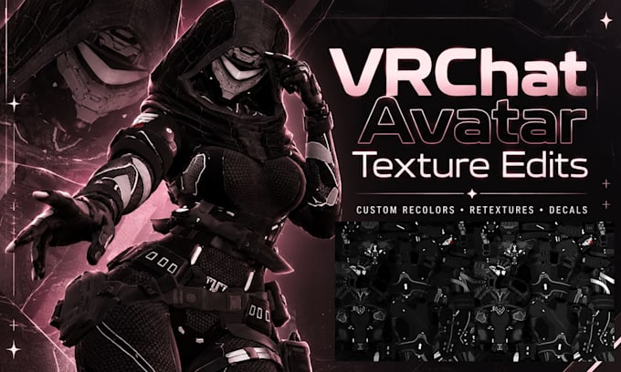 create custom vrchat avatar texture edits