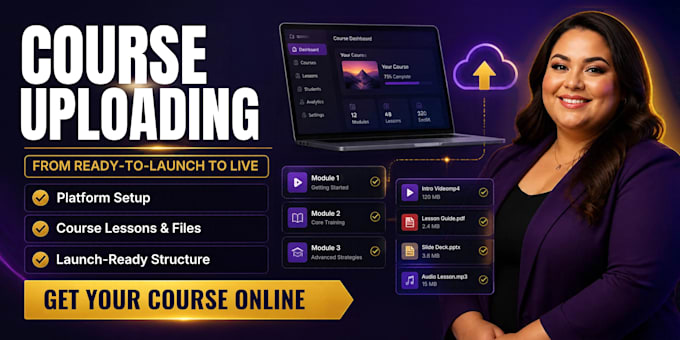 do online course uploading, course setup, platform migration, teachable,kajabi