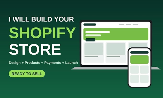 build, manage and customize a shopify website that sells