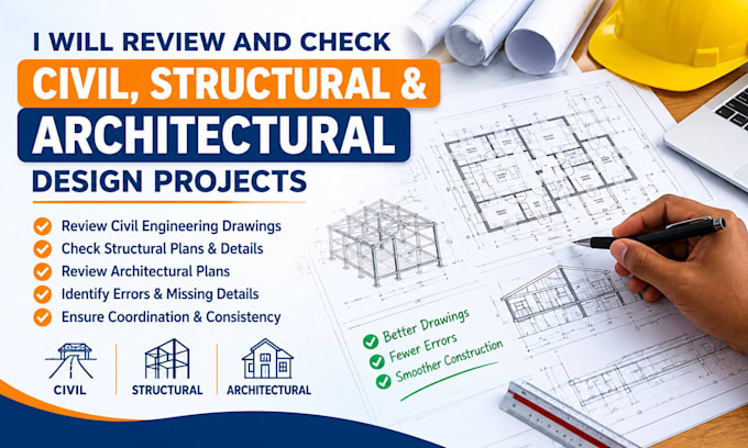 review and check civil structural