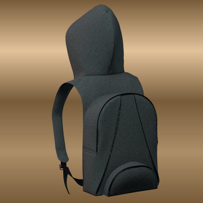 create a custom 3d backpack design and realistic render