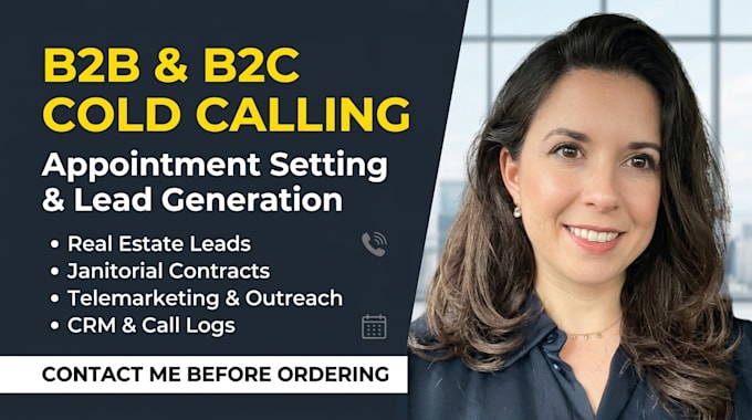 be your commission based b2b b2c cold calling telemarketer
