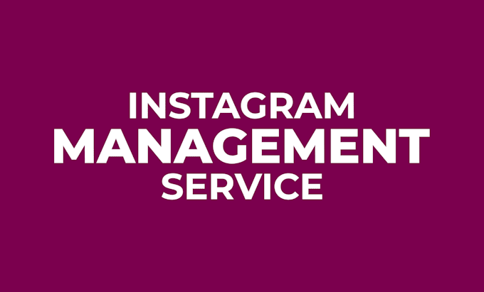 be your insta page manager for month