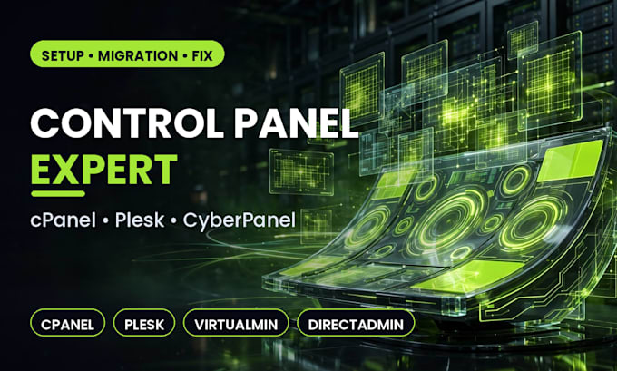 install cpanel, whm, plesk, cyberpanel, any hosting control panel
