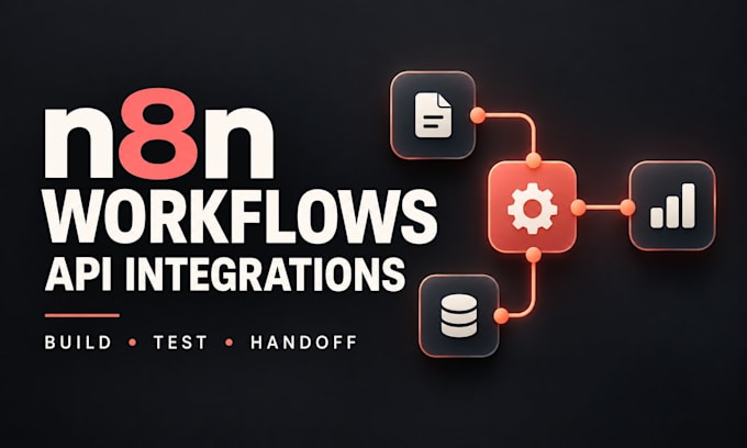 build n8n workflow automations and API integrations