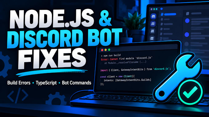 troubleshoot nodejs and discord bot errors