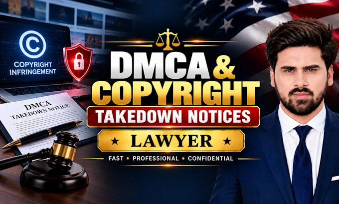 draft dmca takedown notices for copyright infringement