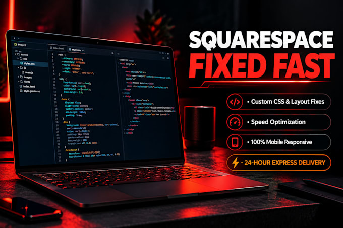 fix squarespace website errors custom css or squarespace speed up