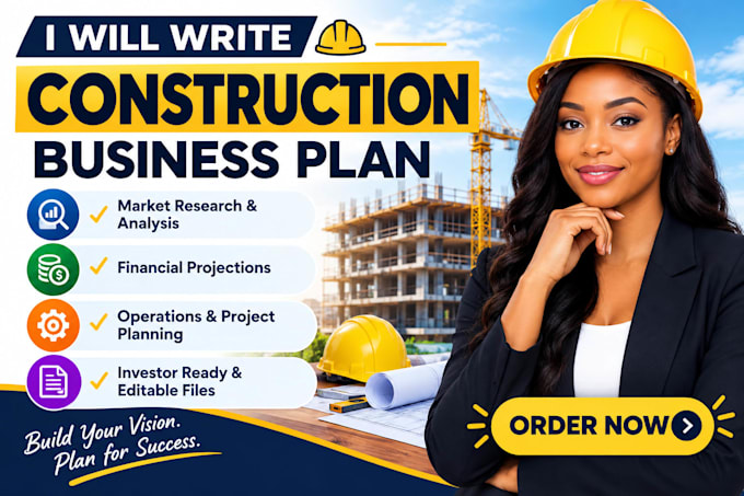 write construction business plan for you