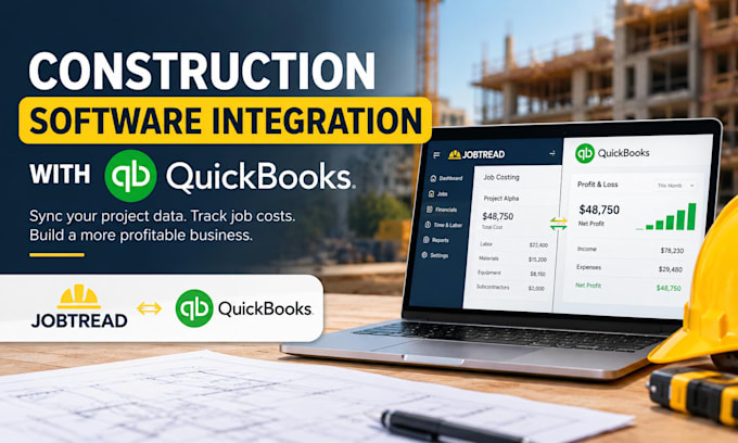 integrate construction software with quickbooks for job costing